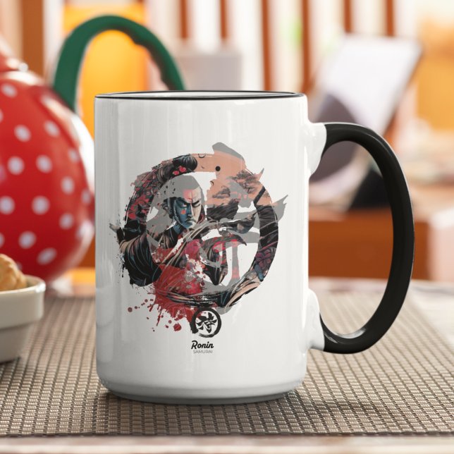 Kanji Samurai Ronin Mug (Créateur téléchargé)
