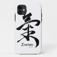 Kanji-Symbol ENERGIE oder CHI Asiats-Kalligraphie