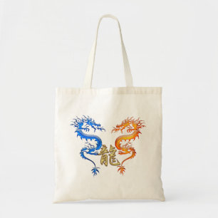 KANJI-Symbol für DRAGON-Bags im asiatischen Stil Tragetasche