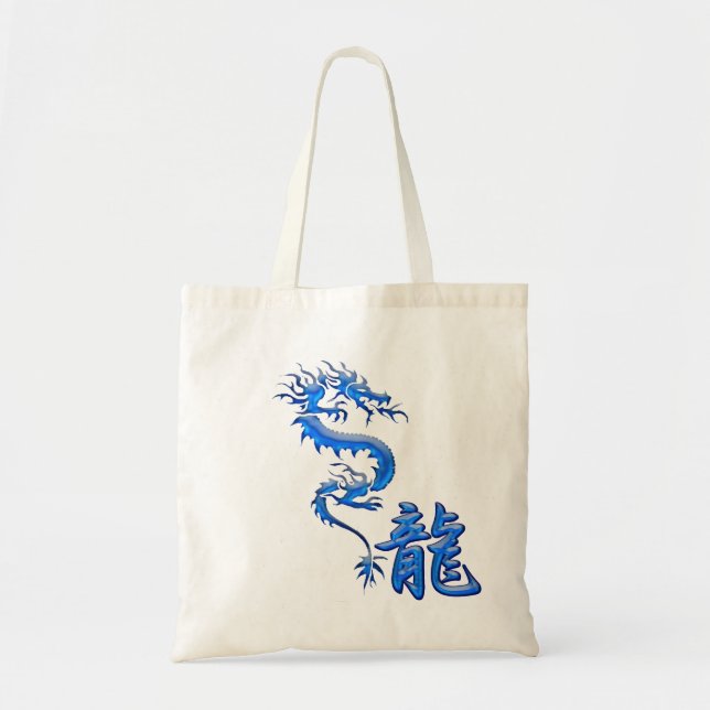 KANJI-Symbol für DRAGON-Bags im asiatischen Stil Tragetasche (Vorne)