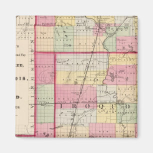 Kankakee, Irokesen, Ford Landkreise Magnet