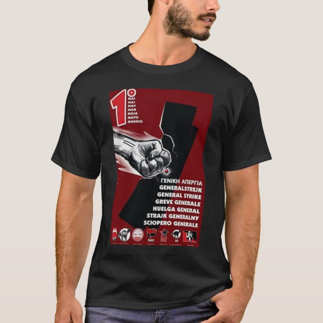 kann 1 Generalstreik-T - Shirt (Vorderseite)