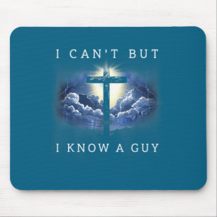 Kann aber einen Typ Jesus Kreuz lustig christlich Mousepad