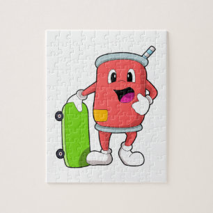 Kann als Skater mit Skateboard