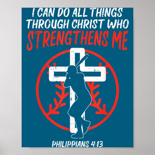 Kann Baseball alles religiös tun Poster (Vorne)