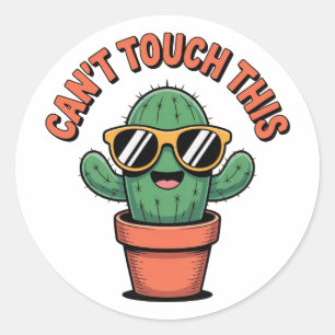 Kann das nicht Touch - Funny Cactus Pun Sticker