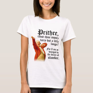 Kann das warten? Ich bin müde. T-Shirt