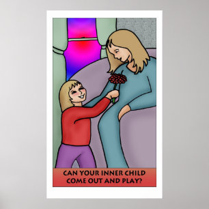 Kann dein Inneres rauskommen und spielen? Poster