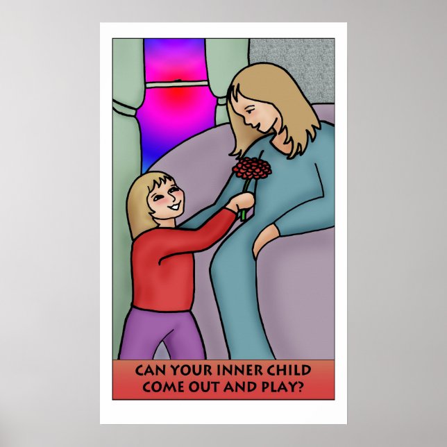 Kann dein Inneres rauskommen und spielen? Poster (Vorne)