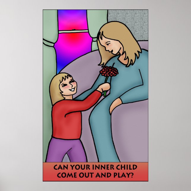 Kann dein Inneres rauskommen und spielen? Poster (Vorne)
