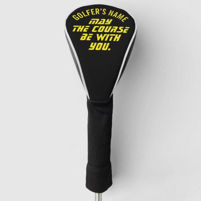 Kann der Golfplatz mit Ihrem individuellen Golf He Headcover (Vorderseite)