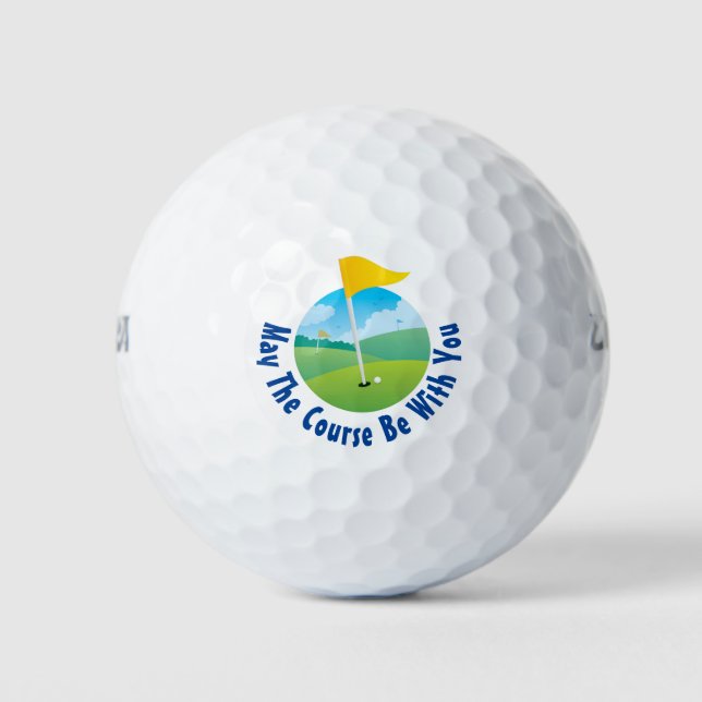 Kann der Kurs mit Golfball (Vorderseite)