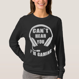 Kann dich hören, ich spiele Videospiel-Grafik für T-Shirt