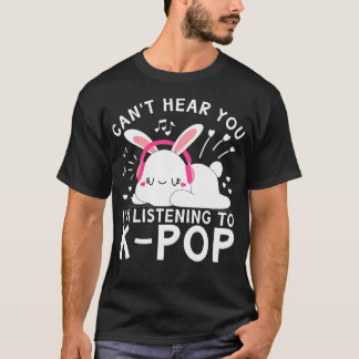 Kann dich nicht hören, ich höre K-Pop - Kawaii Rab T-Shirt