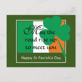 KANN DIE STRASSE AUFSTEIGEN | St. Patrick's Day Postkarte