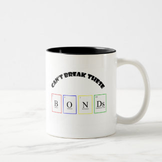 Kann dieses B O N Ds nicht brechen Zweifarbige Tasse