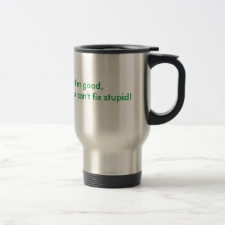Kann dumme Reise-Tasse nicht reparieren Reisebecher