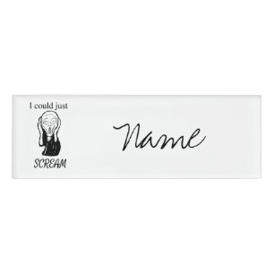 Kann einfach Thunder_Cove schreien Namenschild