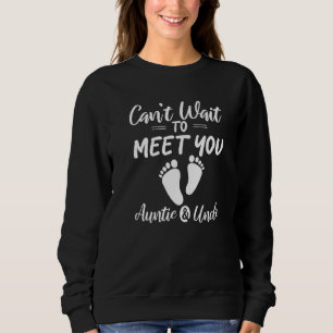 Kann es kaum erwarten, Tante und Onkel Baby Reveal Sweatshirt