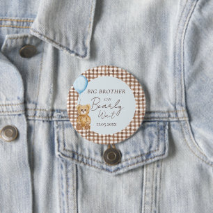 Kann frühzeitig abwarten Baby Dusche Big Brother Button
