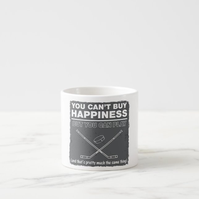 Kann Glück-Hockey nicht kaufen Espressotasse (Vorderseite)