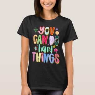 Kann harte Dinge tun Autismus-Bewusstsein autistis T-Shirt