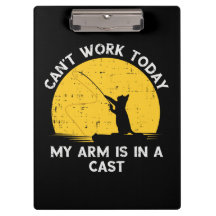 Kann heute nicht arbeiten, mein Arm ist in einem G