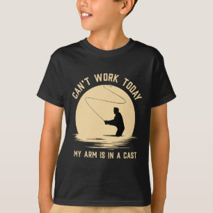Kann heute nicht arbeiten, mein Arm ist in Gips - T-Shirt
