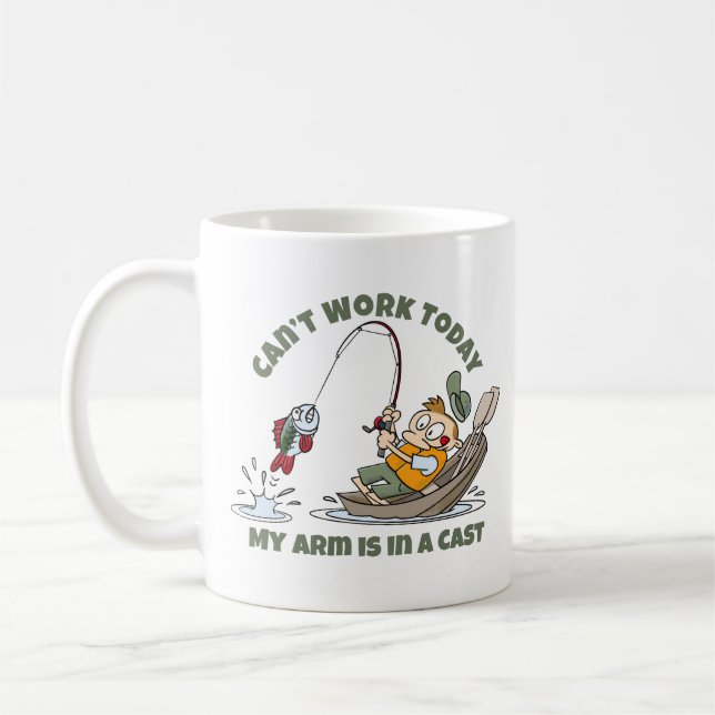 Kann heute nicht mehr arbeiten, mein Arm ist in ei Kaffeetasse (Links)