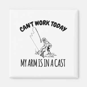 Kann heute nicht mehr arbeiten, mein Arm ist in ei Magnet