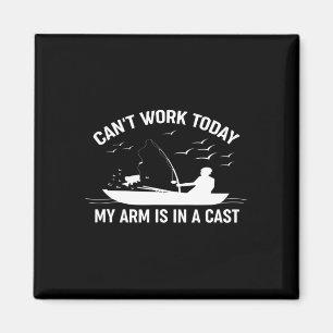Kann heute nicht mehr arbeiten, mein Arm ist in ei Magnet