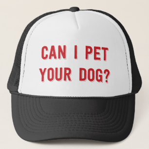 Kann ich deinen Hund streicheln? Truckerkappe