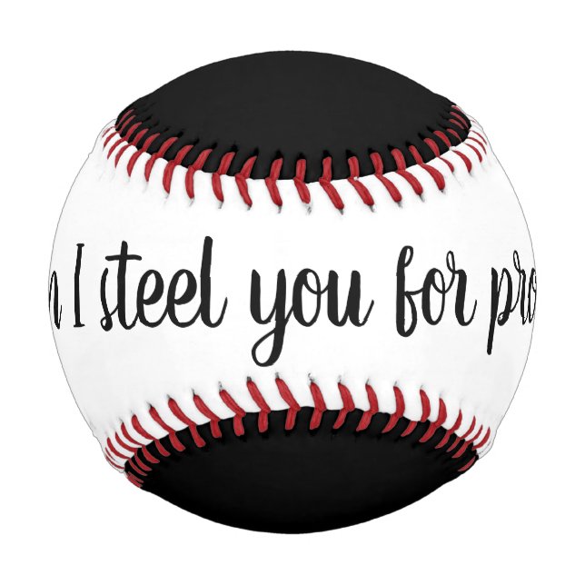 Kann ich dich für Prom Baseball Geschenk stehlen? (Vorderseite)