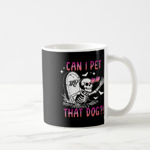 Kann ich diesen Hund Skelett Halloween essen? Kaffeetasse