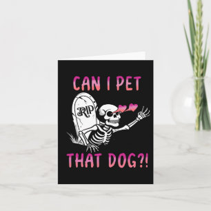 Kann ich diesen Hund Skelett Halloween essen? Karte