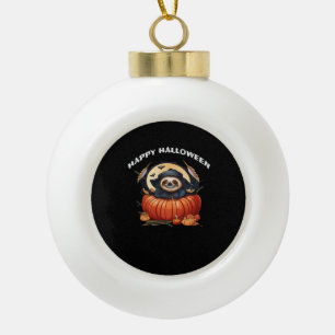 Kann ich diesen Hund streicheln lustiges Faultier Keramik Kugel-Ornament