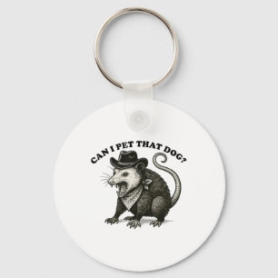 Kann ich dieses Hundin Meme Animal Lover Funny Opo Schlüsselanhänger