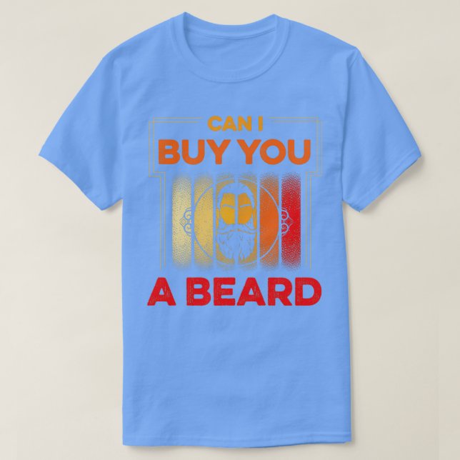 Kann ich dir einen Bart Full Beards Funny Beard Bä T-Shirt (Design vorne)