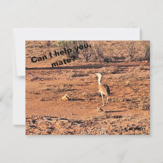 Kann ich dir helfen, Kumpel? Postkarte
