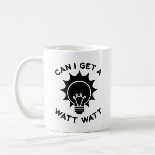Kann ich ein Watt bekommen? Kaffeetasse