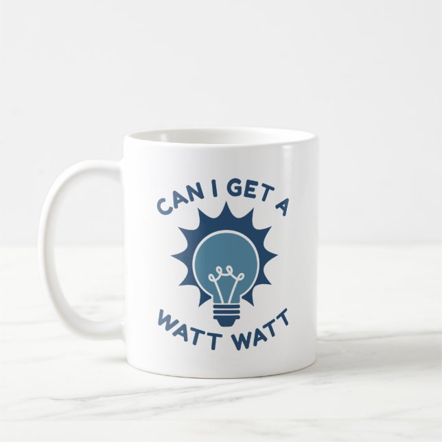 Kann ich ein Watt bekommen? Kaffeetasse (Links)
