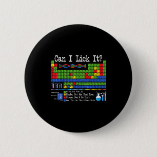 Kann ich es ablecken Periodensystem Lustiger Wisse Button