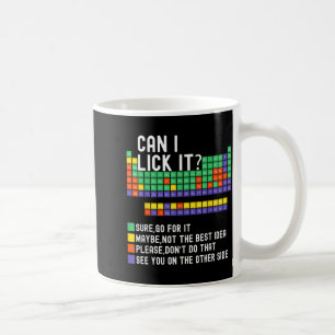 Kann ich es ablecken Periodensystem Lustiger Wisse Kaffeetasse