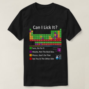 Kann ich es an einem sonnigen, regelmäßigen Tisch  T-Shirt