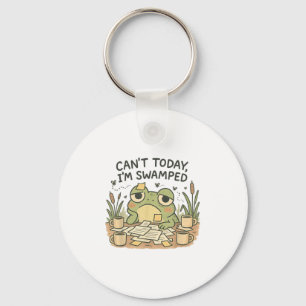 Kann ich heute nicht überarbeitet Funny Meme Frog  Schlüsselanhänger