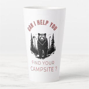 Kann ich Ihnen helfen, Ihren Campingplatz zu finde Milchtasse