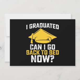 Kann ich jetzt nach meinem Abitur zurück ins Bett  Einladung
