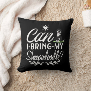 Kann ich meine Sheepadoodle mitbringen? Kissen