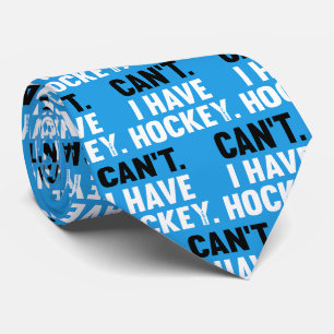Kann ich nicht Hockey Funny Entschuldigung auf bla Krawatte