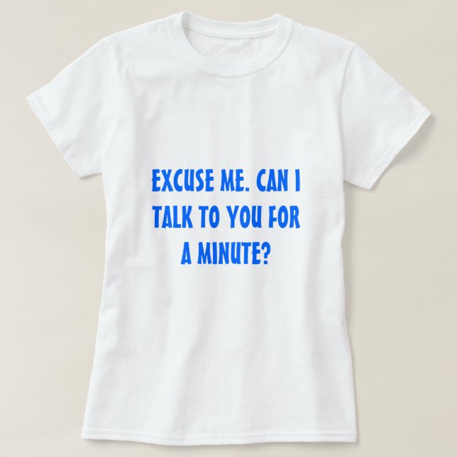 kann ich yo numba haben? - Besonders angefertigt T-Shirt (Design vorne)